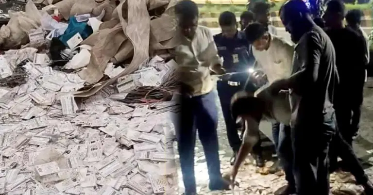 ময়লার স্তূপে এনআইডি কার্ড